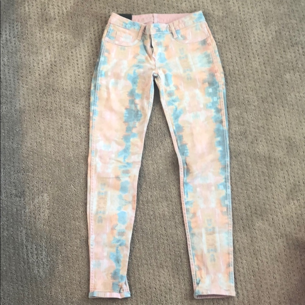 Inside Out Paint Print Jeans